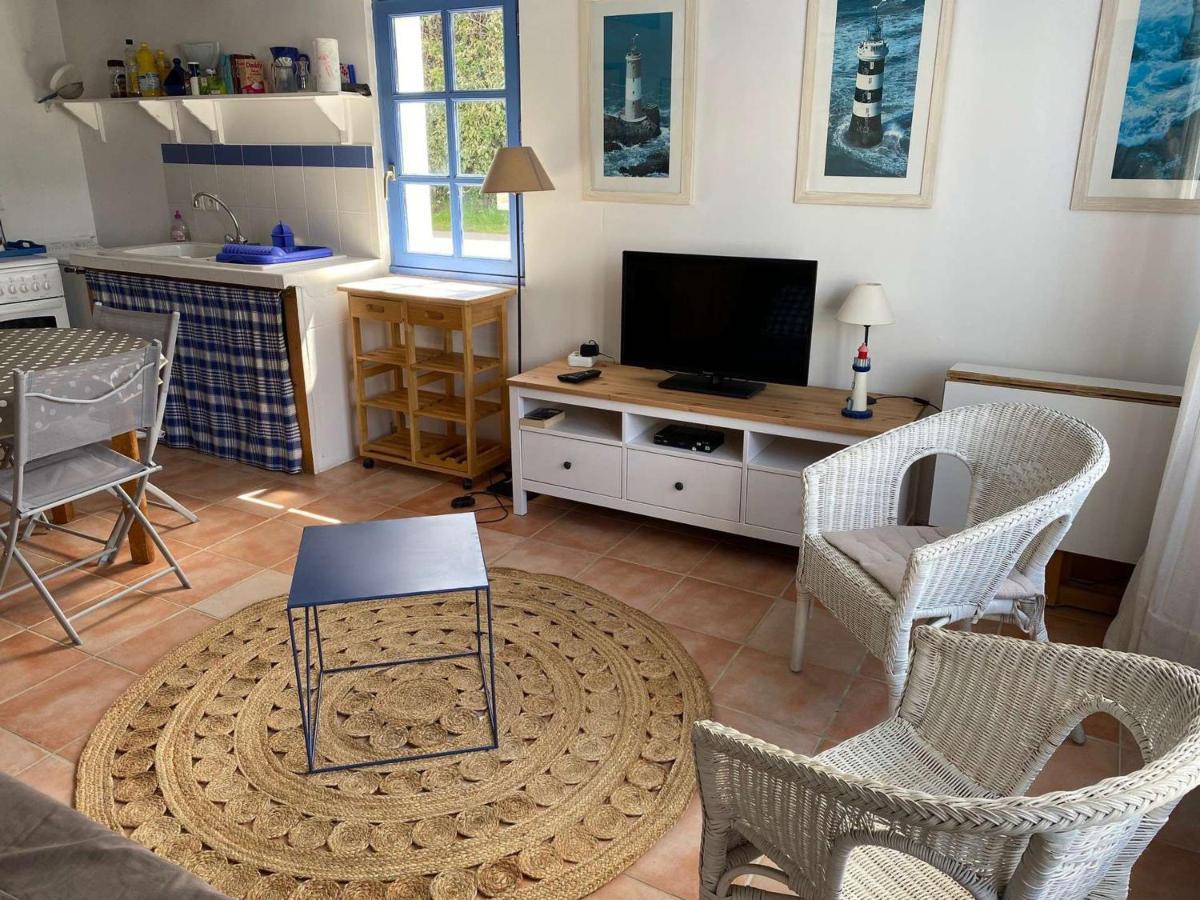 Maison Cosy 1 Chambre Avec Jardin, A 200M De La Plage Des Grands Sables - Fr-1-418-163 Locmaria Buitenkant foto